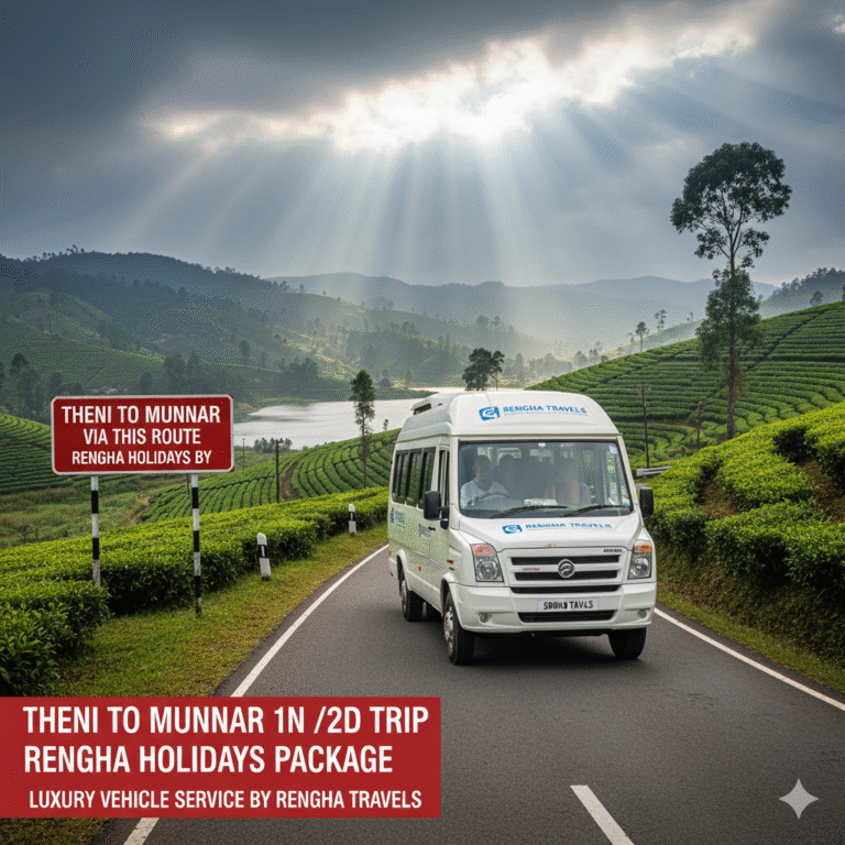 Theni to Munnar: 1 Night / 2 Days Luxury Caravan Trip