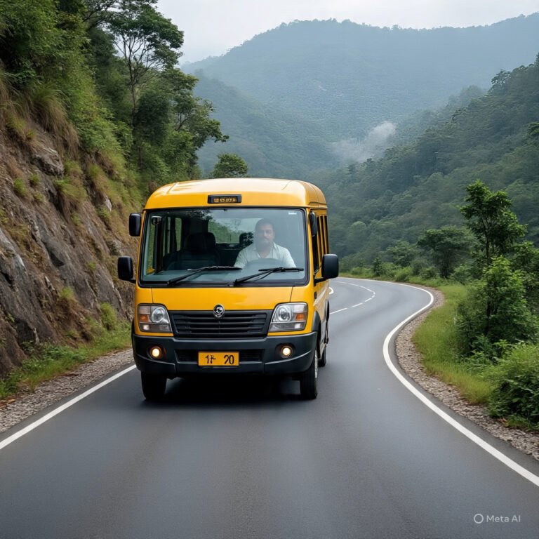 Brief Itinerary: Theni to Yercaud 12+1 Tempo Traveller Tour (1 Night / 2 Days)