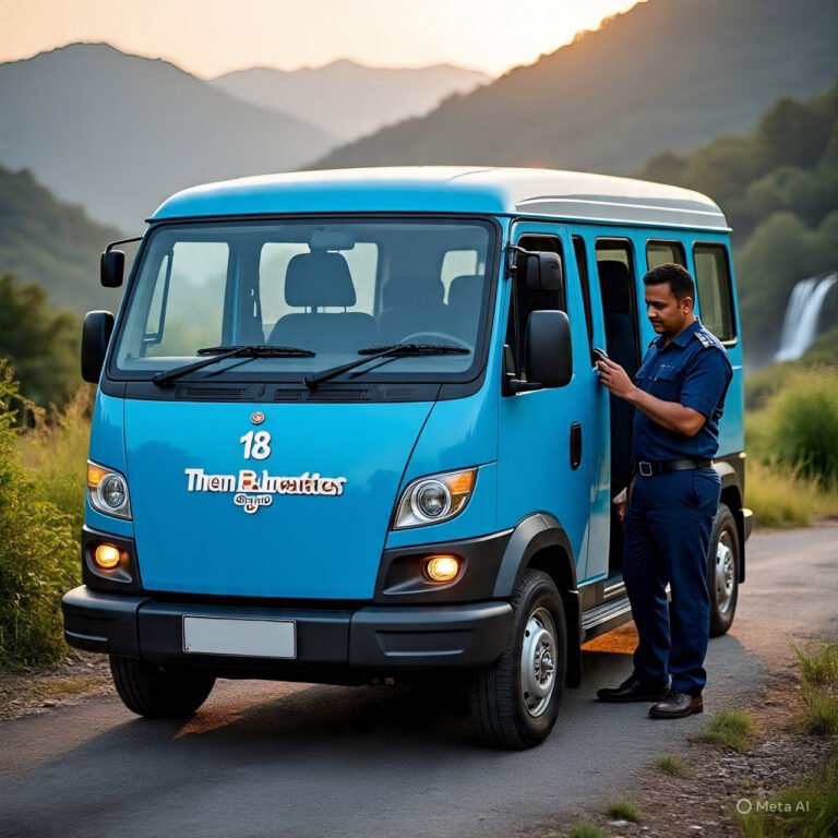 Theni to South Kerala Jewels (5 Nights / 6 Days)Vehicle: Tempo Traveller CARAVAN Luxury A/C (Premium 10+1 Seater)