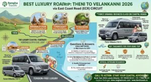 The Ultimate Road Trip: Top 10 Places Mahabalipuram to Velankanni & Nagore Tour 2026 Force Urbania 10+1 & 16+1 Rental