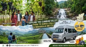 explore the cumbum valley theni to suruli falls and maharaja mettu with force urbania