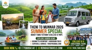 Best Munnar Collage IV Trips from Theni 2026 Special Group Rates and OD Support