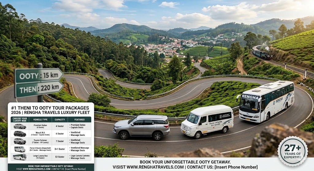 Best Theni to Ooty Tour Package 2026