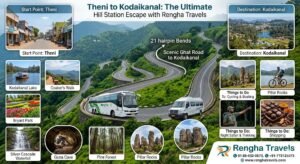 Theni to Kodaikanal Luxury Travels & Best Sightseeing Guide 2026