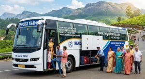 3+2 40, 45, 53 luxury bus rental in Bodinayakanur 2026