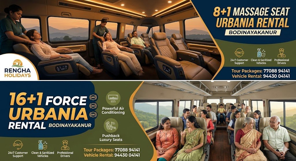 Luxury Force Urbania Rental in Bodinayakanur