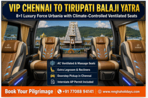 Chennai to Tirupati Luxury Vehicle Rental & Darshan Service
