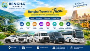 Rengha Travels Theni – Car Rental, Tempo Traveller & Tourist Bus Guide